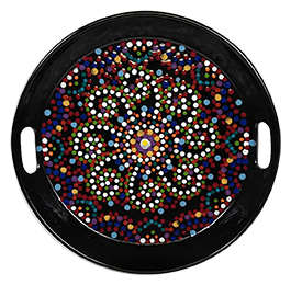 Bayshore Mosaic Mandala Tray