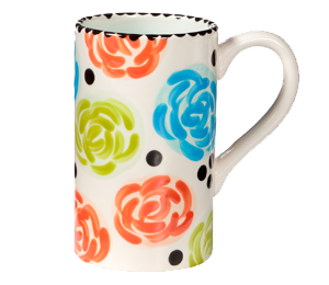 Bayshore Simple Floral Mug