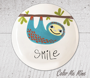 Bayshore Sloth Smile Plate