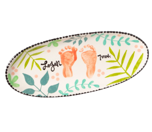 Bayshore Footprint Leaf Plate