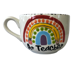 Bayshore Polka Dot Rainbow Mug