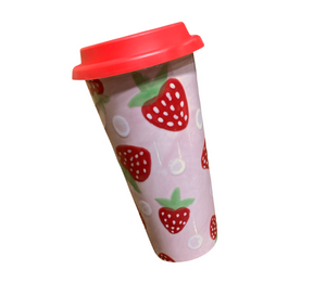 Bayshore Strawberry Travel Mug