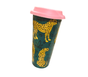 Bayshore Cheetah Travel Mug