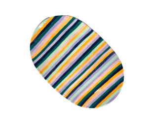 Bayshore Stripes Platter