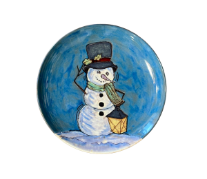 Bayshore Rustic Glazed Snowman